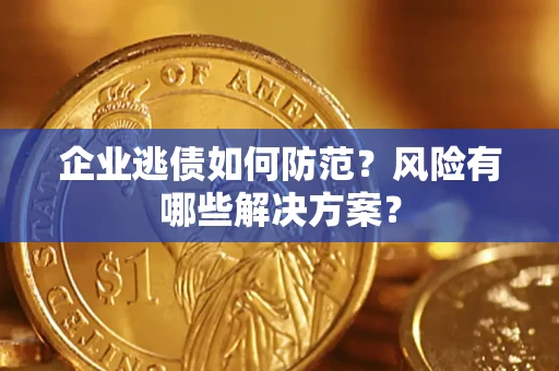 武汉企业逃债如何防范？风险有哪些解决方案？