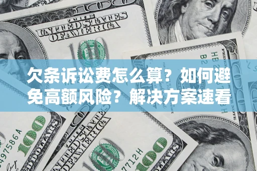 武汉欠条诉讼费怎么算？如何避免高额风险？解决方案速看！
