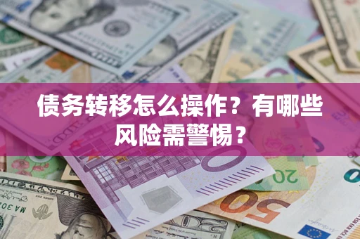 武汉债务转移怎么操作？有哪些风险需警惕？