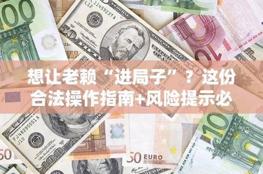 武汉想让老赖“进局子”？这份合法操作指南+风险提示必须看！